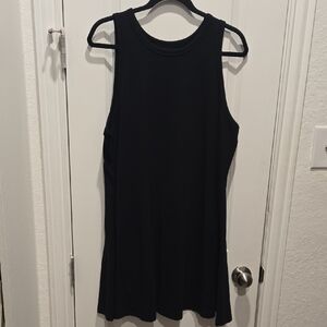 A New Day Black Sleeveless Fit And Flare Mini Dress